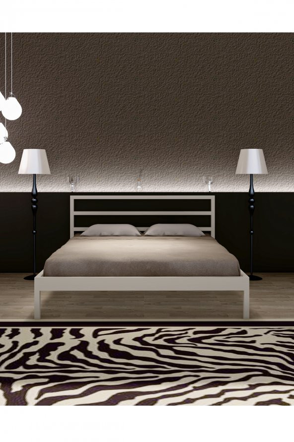 Metalia Gm 225 Vigo Çift Kişilik Metal Karyola  Beyaz 140X190 Cm - 2