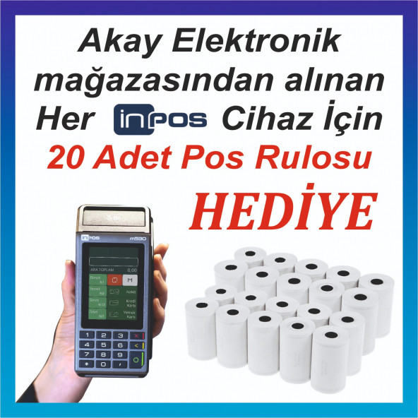 inPOS M530 Yazarkasa Pos Cihazı (ÜCRETSİZ KURULUM VE SİM HATTI)