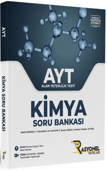 2023 AYT Kimya Soru Bankası Rasyonel Yayınları