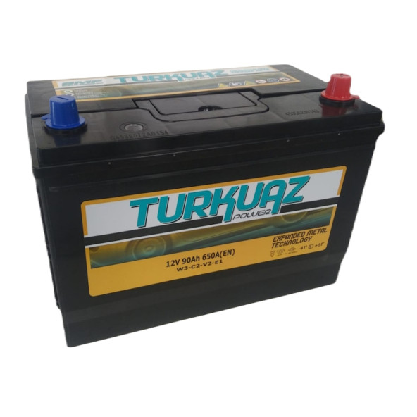 Turkuaz 12 V 90 Ah 650 A(EN) Akü