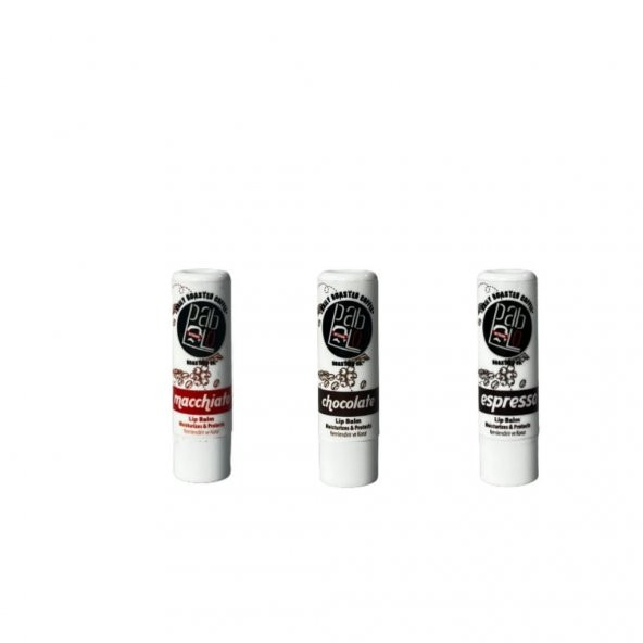 Üçlü Set – Chocolat, Macchiato ve Espresso Lip Balm Seti