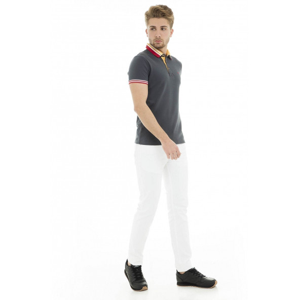 Cazador Polo Erkek T Shirt CDR4296 ANTRASİT - 4