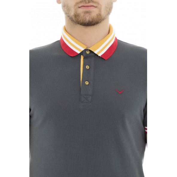 Cazador Polo Erkek T Shirt CDR4296 ANTRASİT - 5