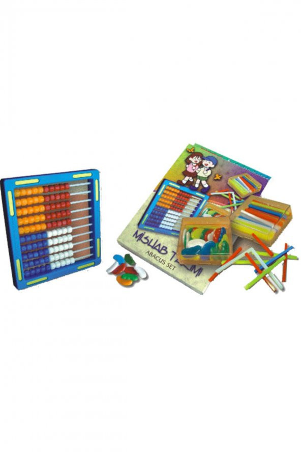 Yıldızlar Mishap (abaküs) Takımı +sayı Çubuğu +sayma Fasulyesi