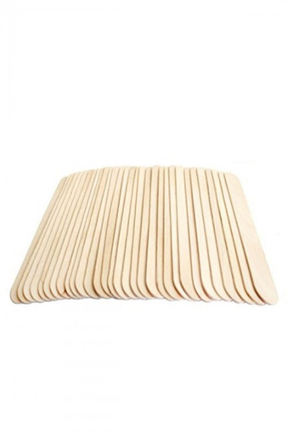 Brons Ahşap Dil Basma Çubuğu Abeslang Naturel 50 Li Paket 150x18 Mm Çx