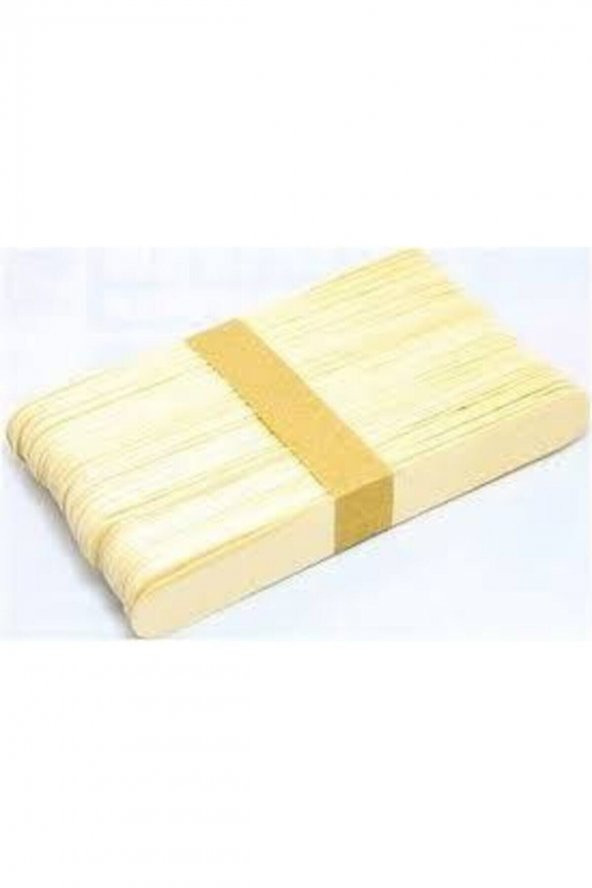 Brons Ahşap Dil Basma Çubuğu Abeslang Naturel 50 Li Paket 150x18 Mm Çx - 2