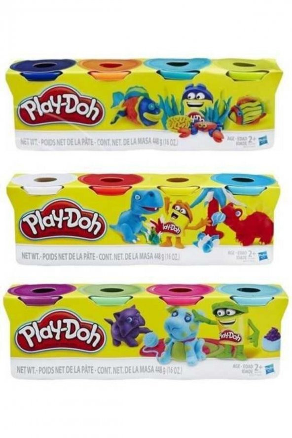 Play Doh 4lü 448 Gram Oyun Hamuru - 2