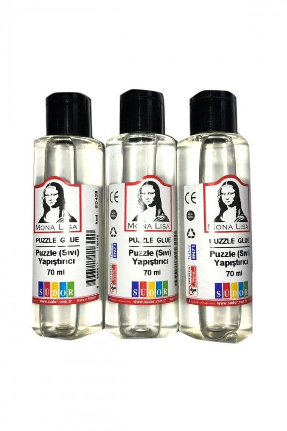 Südor 3x70 ml Puzzle Yapıştırıcı Seti (Şeffaf) /