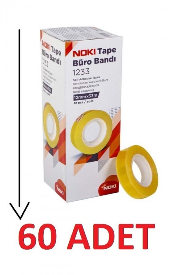 Noki Büro Bandı 12x33 60 Adet