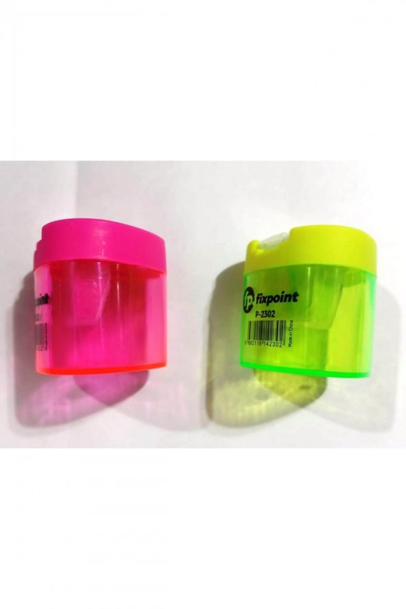 Mikro Çift Açaçaklı Kapaklı Geniş Hazneli Dayanıklı Kalem Traş 2 Adet - 2