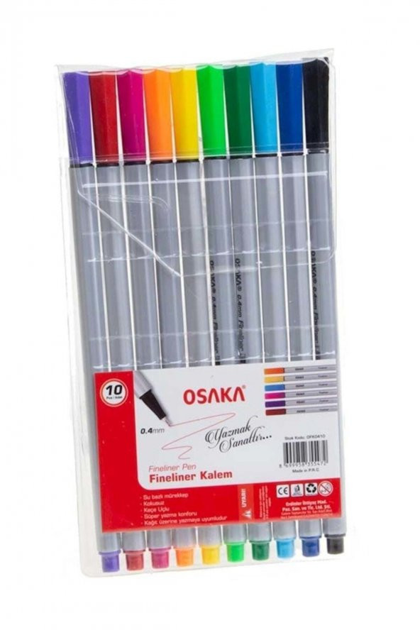 Fineliner Kalem Seti 10 Adet Ofk0410