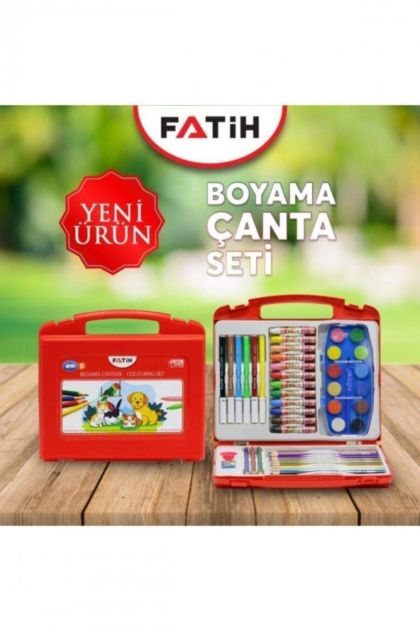 Fatih Boyama Seti Çantası 47 Parça 8690216333003