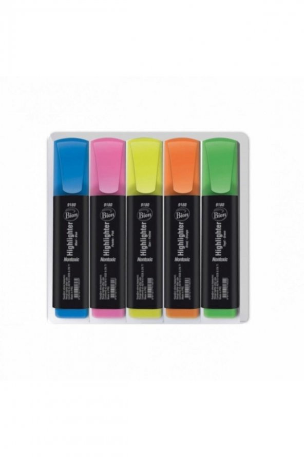 Mas Bion Fosforlu Kalem 5li Kartela