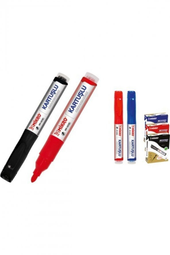 Mikro Tahta Kalemi Kartuşlu Kırmızı Mr-6019