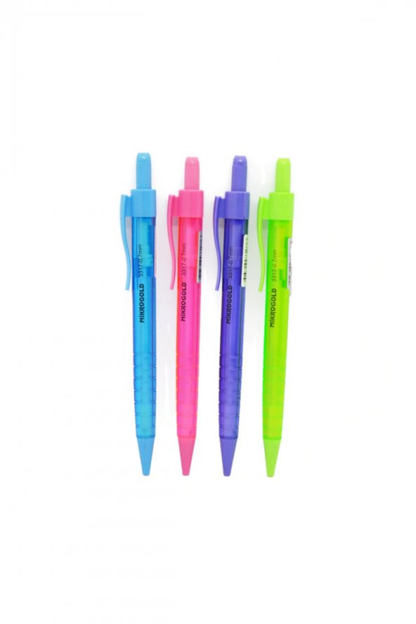 MİKROGOLD Mikro Gold 3317 07 Versatil Kalem 4 Renk 4 Adet - Ekonomik Set