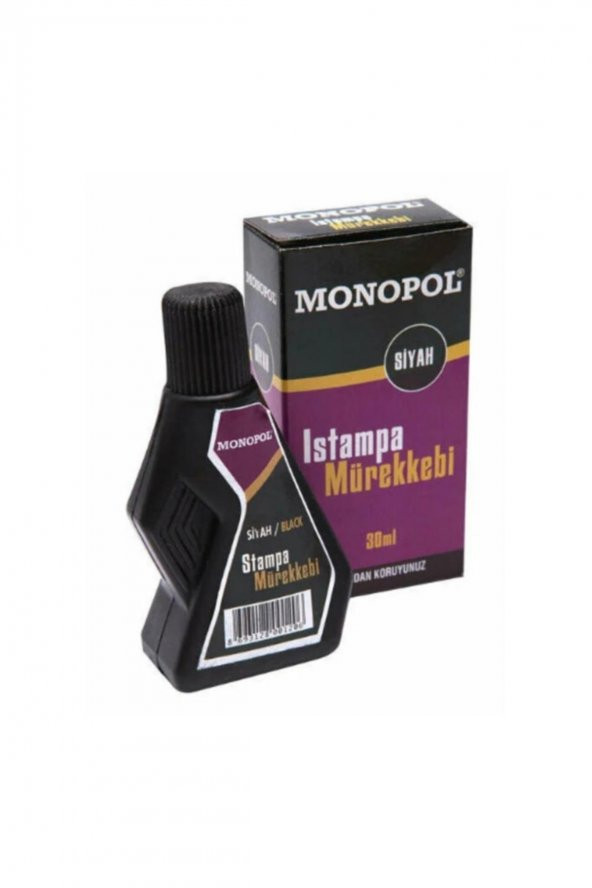 Monopol Siyah Istampa Mürekkebi 30 cc Siyah Istanpa Mürekkebi 30 ml 1 Adet - 2