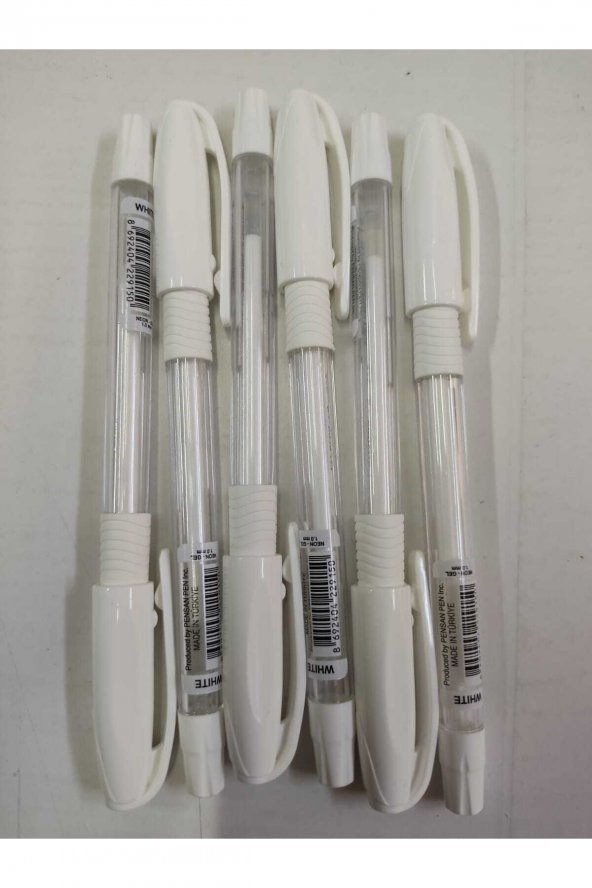 Pensan Neon Jel Beyaz Kalem 1.0 Mm 6 Adet