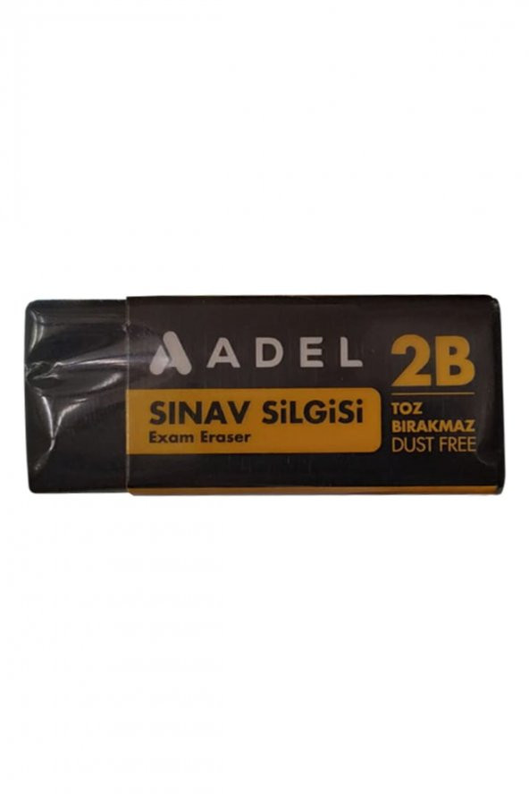 Adel Toz Bırakmaz Sınav Silgisi Siyah 2b(1 ADET)