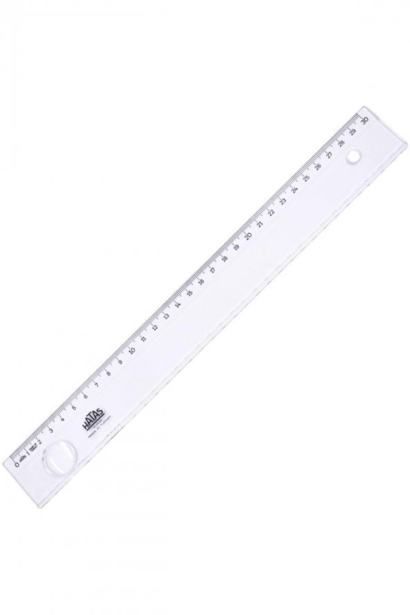 HATAS Mercekli Geniş Büro Cetveli 30cm. - 2