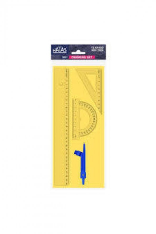 HATAS Pergelli Eko. Çizim Takımı(30cm.cetvelli )