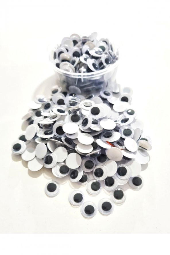 Modellino 150 Adet Siyah Oynar Göz 10mm