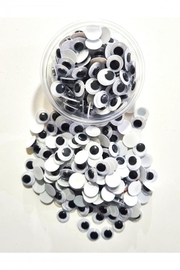 Modellino 150 Adet Siyah Oynar Göz 10mm - 2