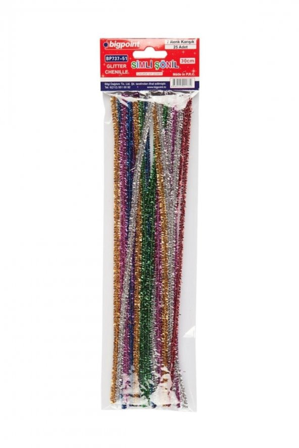 Bigpoint Sonıl Sımlı 30cm 7 Renk / 25 Lı Poset