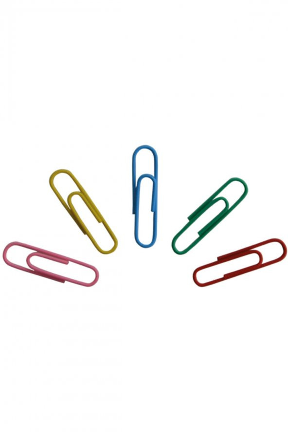 Masaüstü Kırtasiye Renkli Ataş 100 Adet - 2