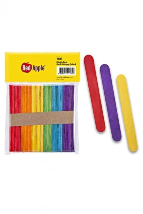 Ahşap Çubuk Renkli Dar 50 Li Rdc003
