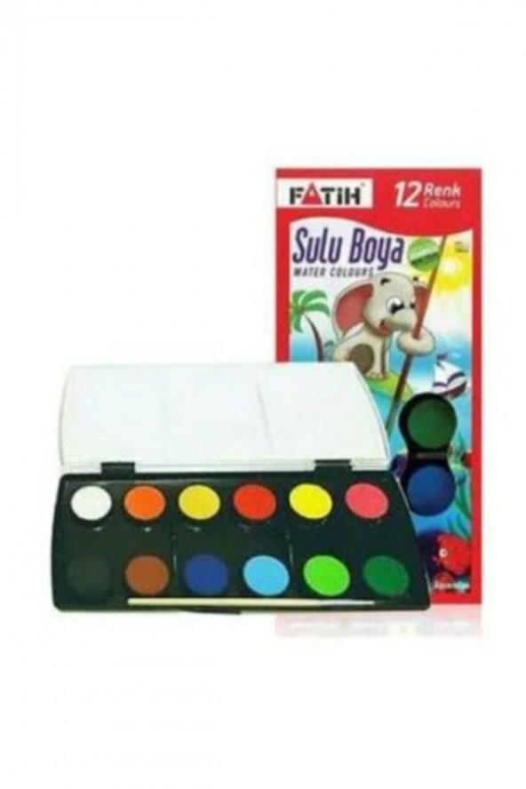Fatih Sulu Boya 12 Renk S-12 Big Size - 2