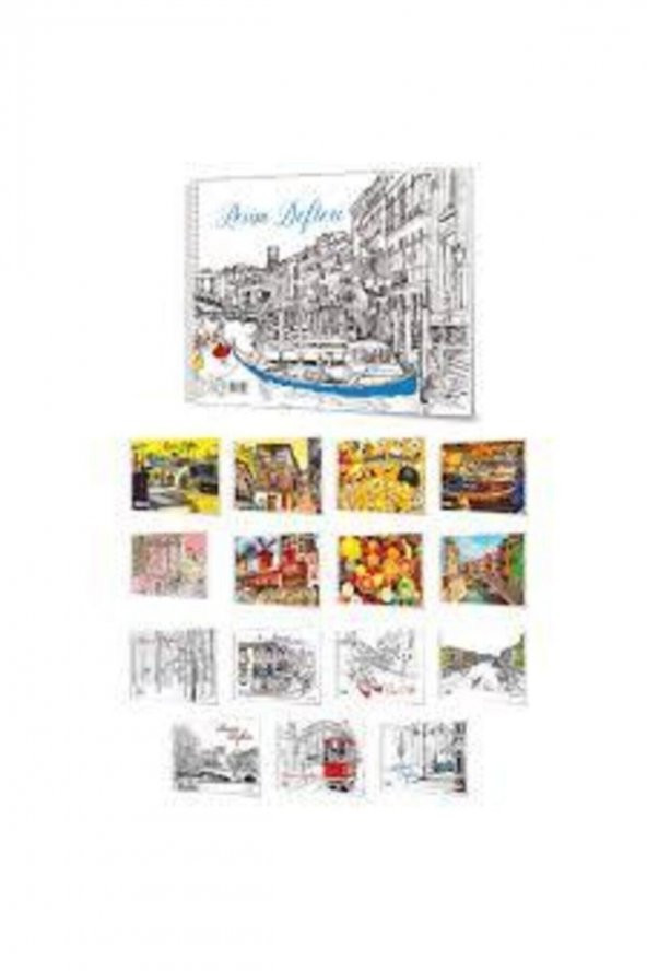 ÇINAR DİZAYN Spiralli Resim Defteri 25x35 Cm.