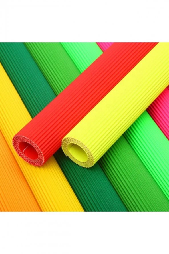 Rubenis 3 Adet 50x70 Fosforlu Oluklu Rulo Mukavva