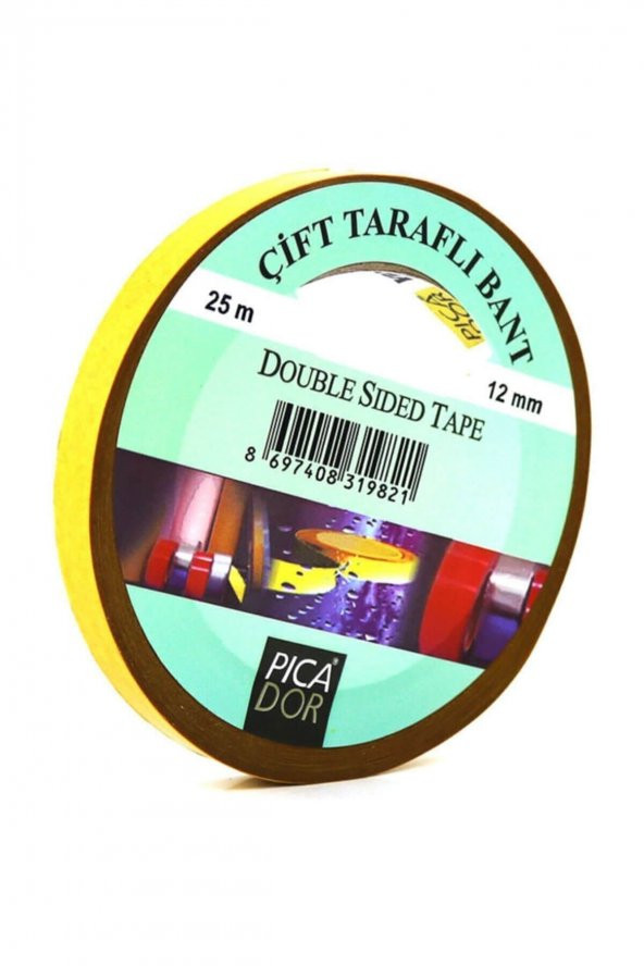 Picador 12 Mm X 25 Mt Çift Taraflı Bant