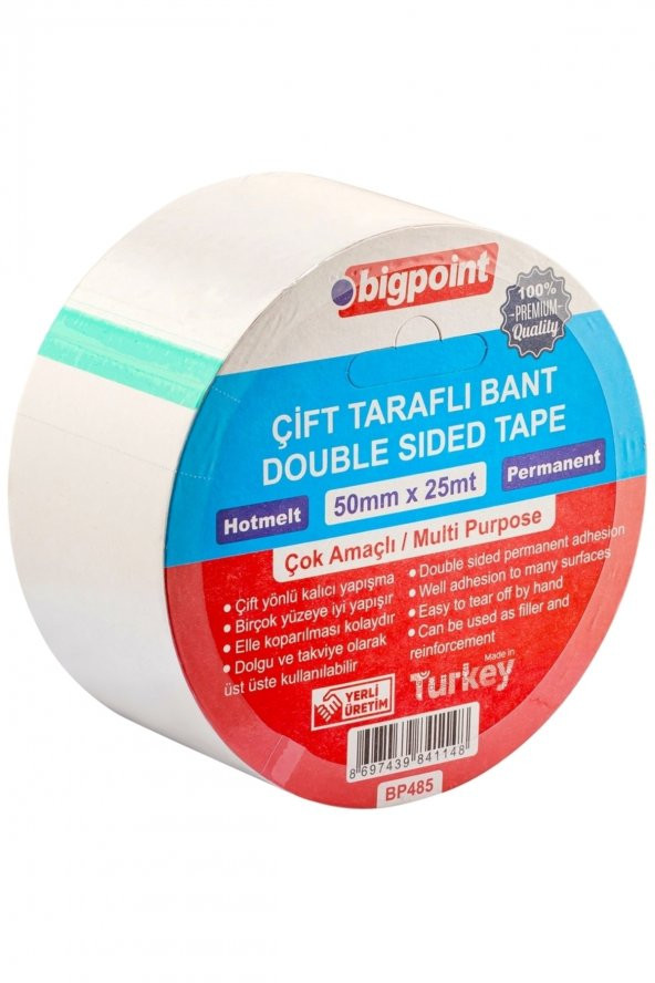 Bigpoint Çift Taraflı Bant 50 Mm X 25 M - 2
