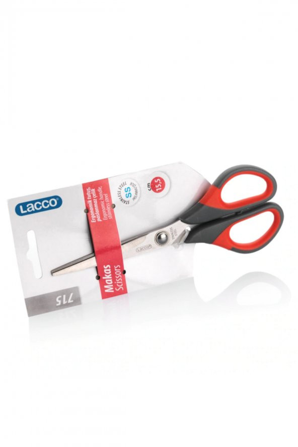 Lacco 15 cm Ergo Makas Ergonamik Paslanmaz Çelik 1 Adet 715