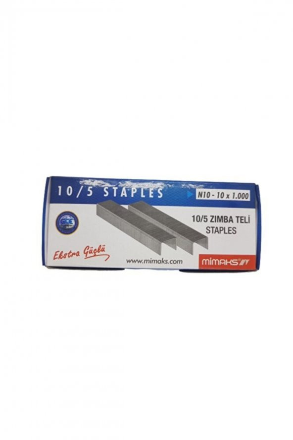 Mimaks Zımba Teli No:10 Beyaz (nikel) 10 Lu Paket - 3