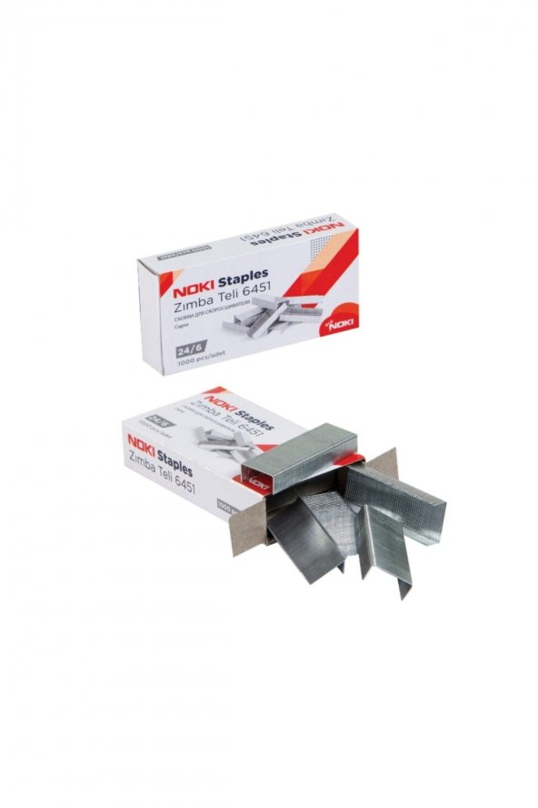 Noki Büyük Zımba Teli No:24/6 1000li X 2 Paket