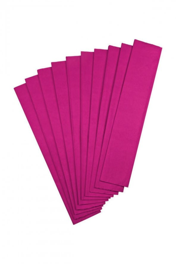 Puti Krapon Kağıdı  Pembe 10lu 50x200 cm