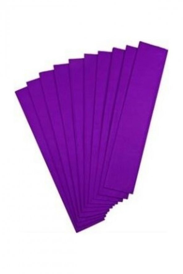 Puti Krapon Kağıdı 50x200 cm Mor 10lu ürün görseli