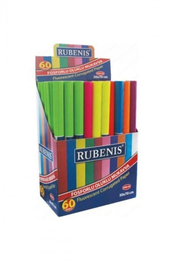Rubenis 50*70 Cm Fosforlu Oluklu Mukavva