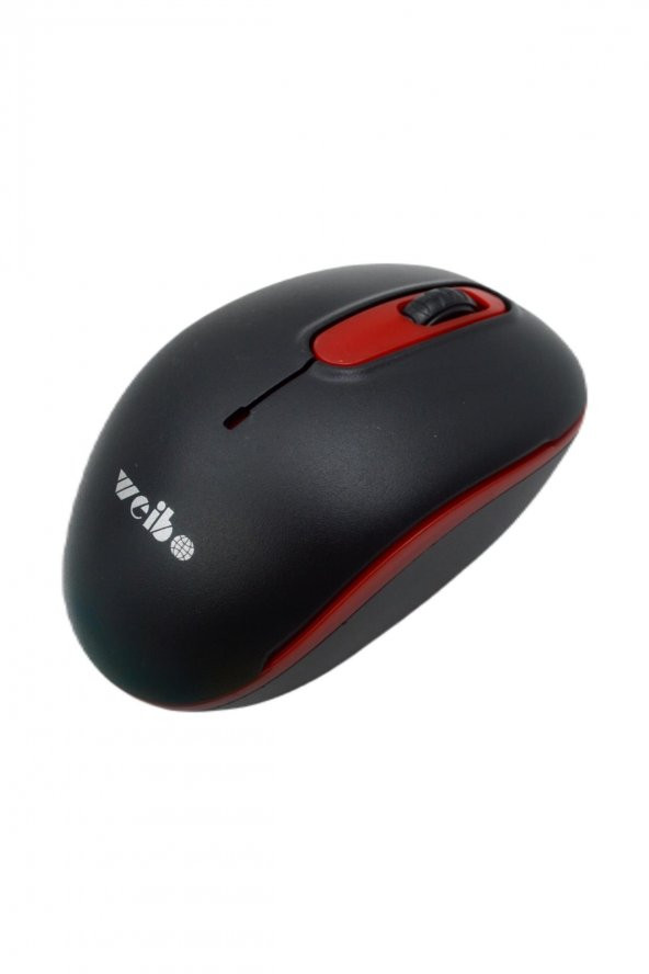 Linea Weibo 1600/2400/3200 Dpi Kablosuz Mouse 2.4 Ghz Rf-4005 Siyah/kırmızı - 2