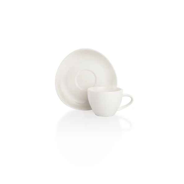 Schafer Nice Kahve Fincanı+Tabağı 2 Parça-Beyaz ürün görseli