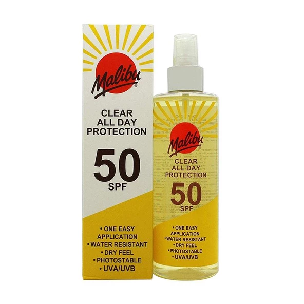 Malibu Gün Boyu Koruma Spreyi SPF50 250 ml