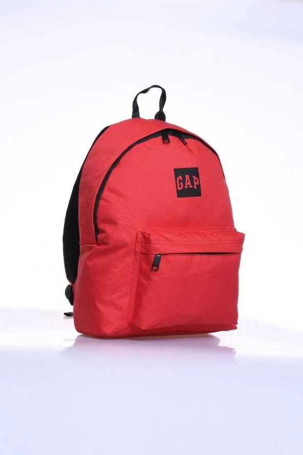 Gap Çok Gözlü Unisex Okul Günlük Sırt Çantası Kırmızı 03478 - Resim 2