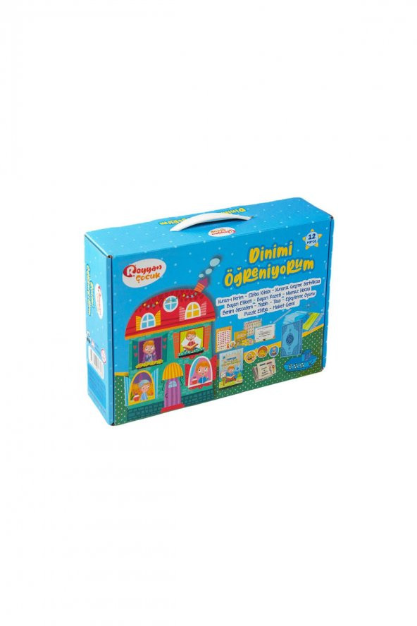 Dinimi Öğreniyorum Seti - Mavi Renk - 12 Parça - 6