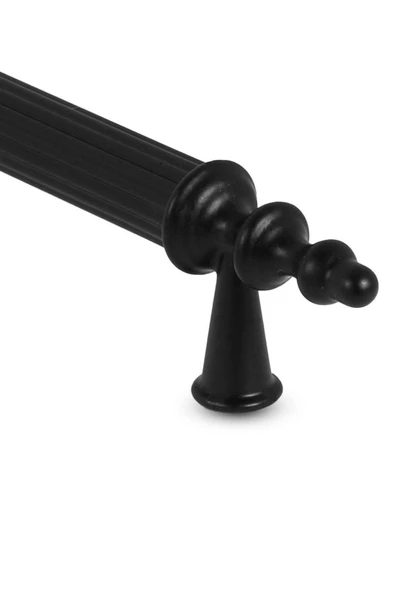 Polavit 128 Mm (SERT PLASTİK) Siyah Mobilya Çekmece Mutfak Dolap Dolabı Kulpu Kulbu Kulpları 10 Adet - 4