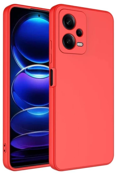 Xiaomi Redmi Note 12 5G Kılıf Lansman Tasarım İç Yüzeyi Kadife Silikon - 5