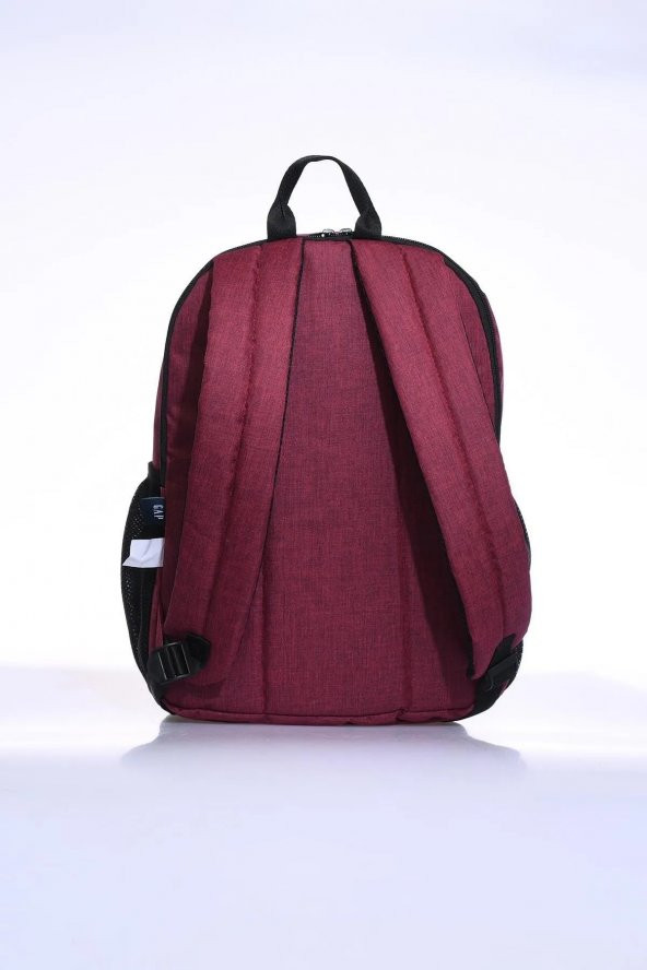 Gap Çok Gözlü Unisex Okul Günlük Sırt Çantası Bordo 03441 - Resim 3