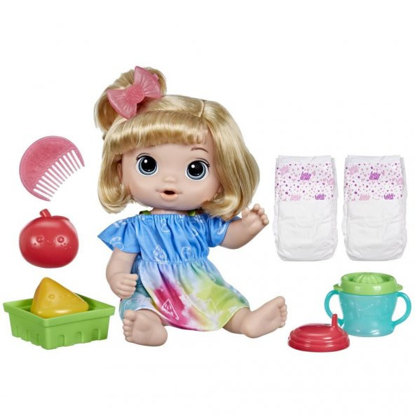 Baby Alive Bebeğimle Eğlenceli Yudumlar F7356 - Sarışın Oyuncak Bebek - 1