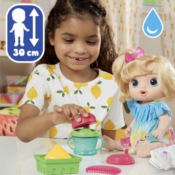 Baby Alive Bebeğimle Eğlenceli Yudumlar F7356 - Sarışın Oyuncak Bebek - 4